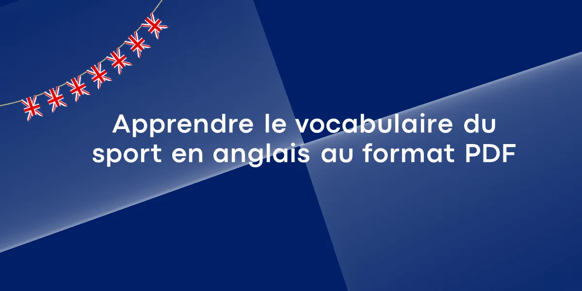 vocabulaire du sport en anglais pdf