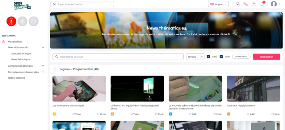 actualités anglais informatique