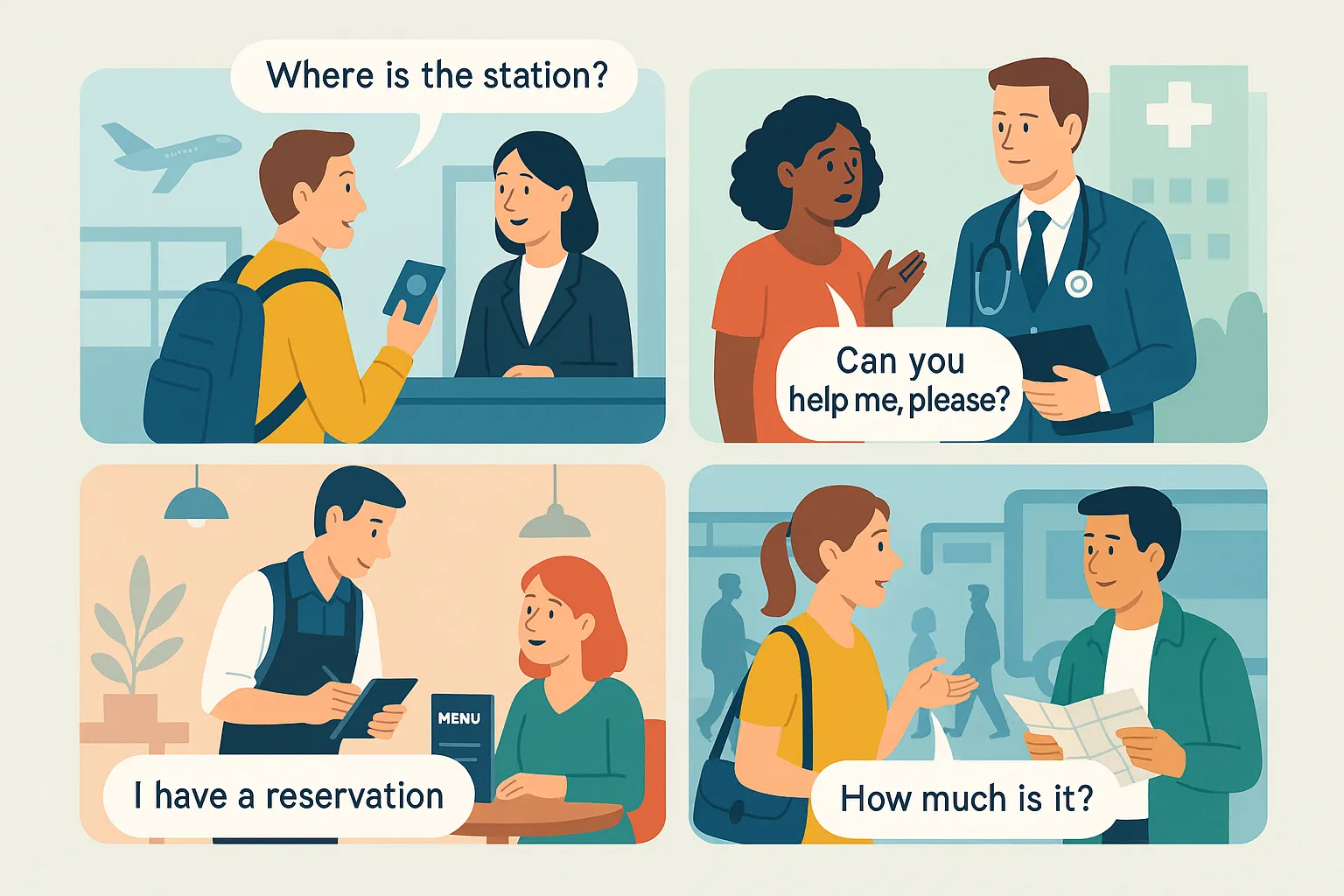 Avantages de parler anglais pendant voyage