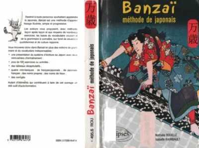 page de couverture du fichier Banzai! cours de japonais pdf