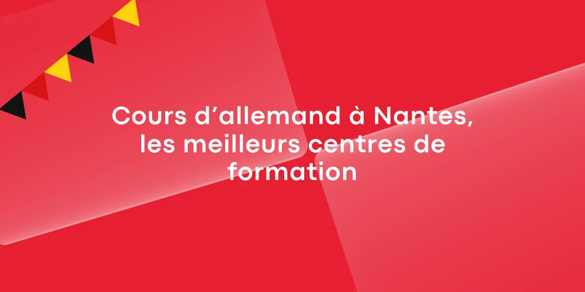 Cours d’allemand à Nantes, les meilleurs centres de formation
