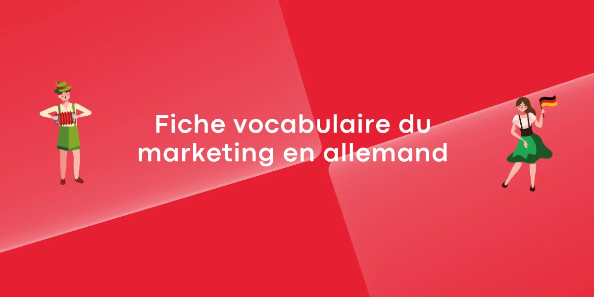 Fiche vocabulaire du marketing en allemand