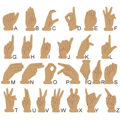 alphabet dactylologique