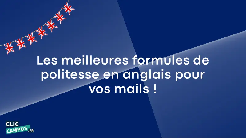 formules politesse mails anglais