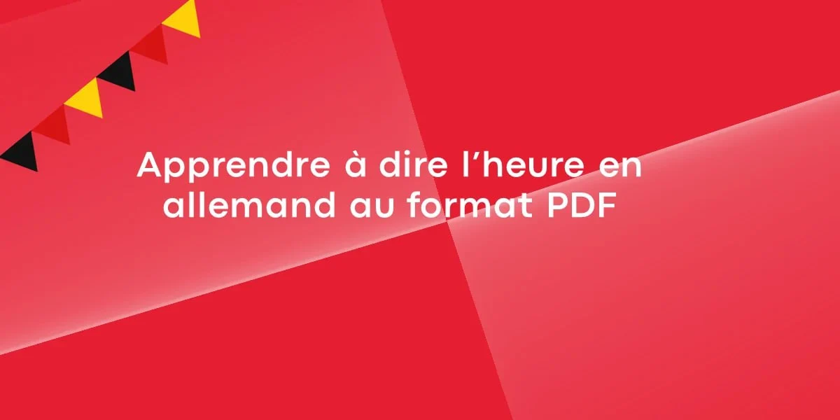 apprendre dire heure allemand pdf