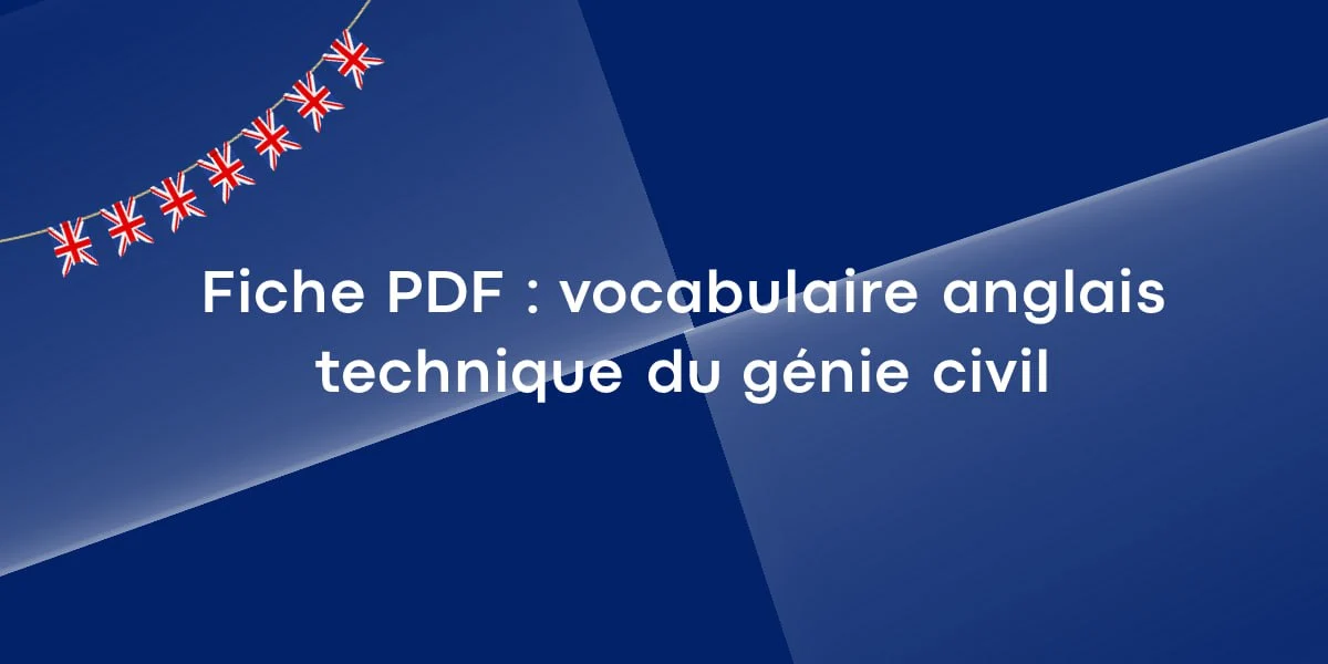 vocabulaire anglais technique genie civil pdf