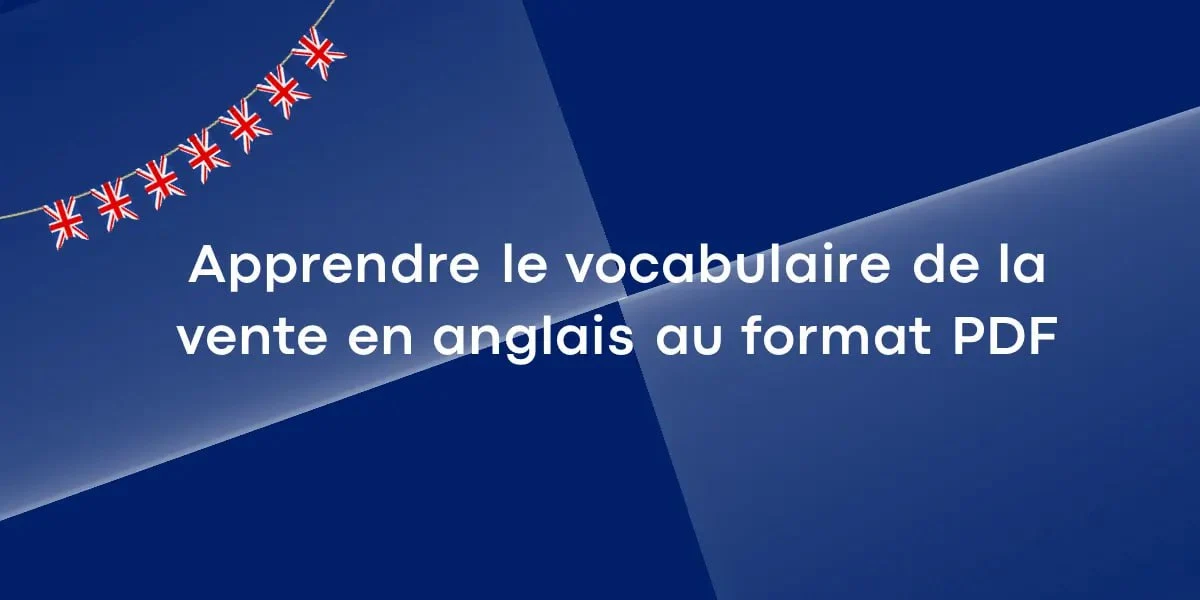 vocabulaire vente anglais pdf