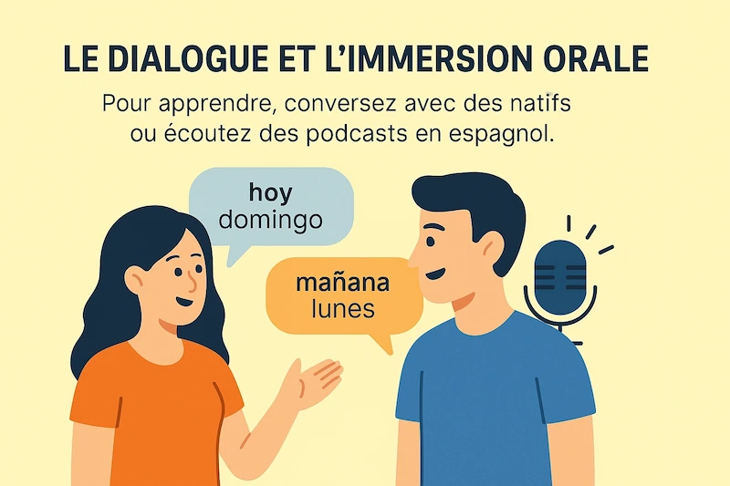 Le dialogue et l’immersion orale