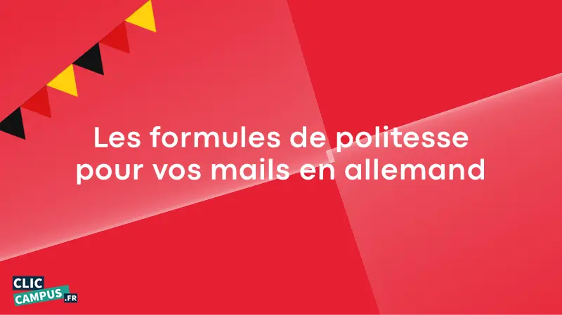 Les formules de politesse pour vos mails en allemand