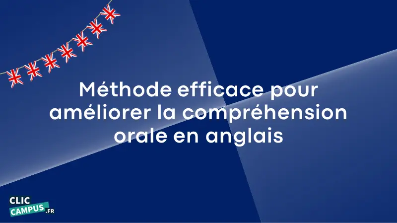 methode comprehension orale anglais