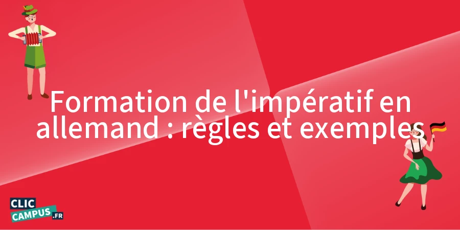 formation de limperatif en allemand regles et exemples