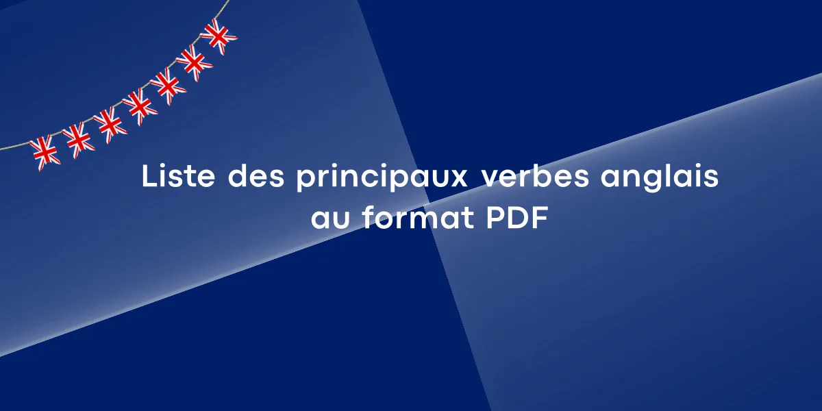 liste verbe anglais pdf 1