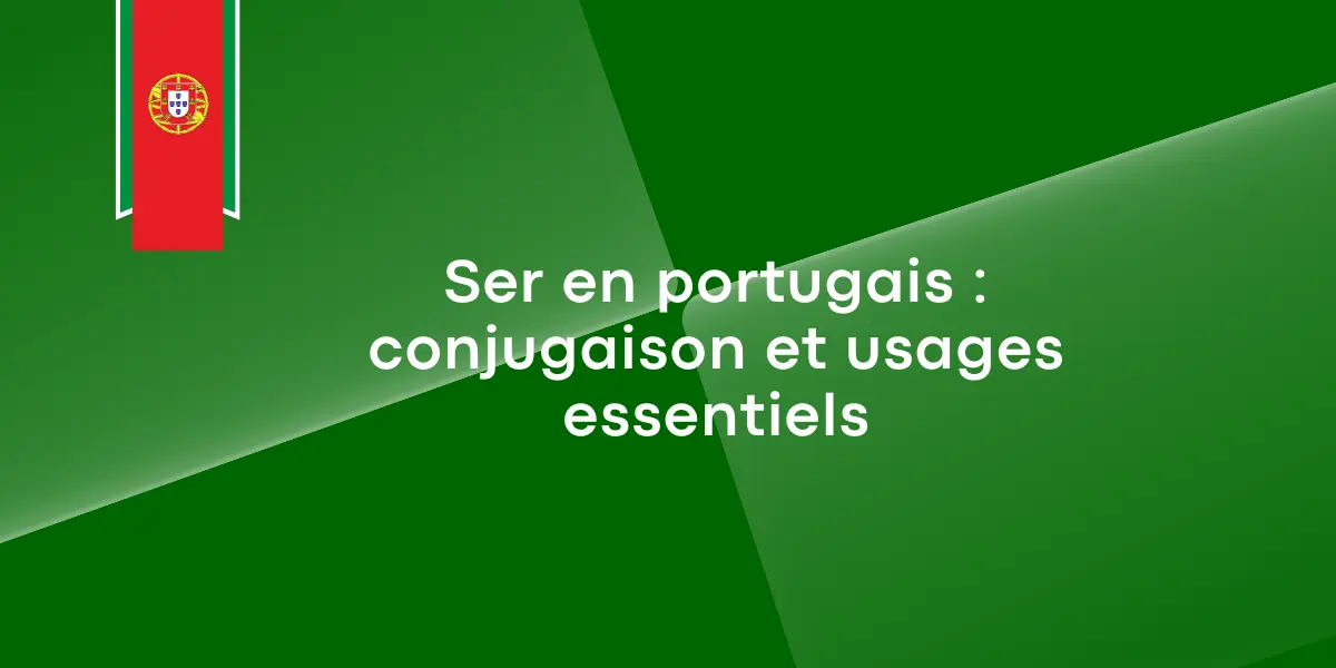ser conjugaison portugais