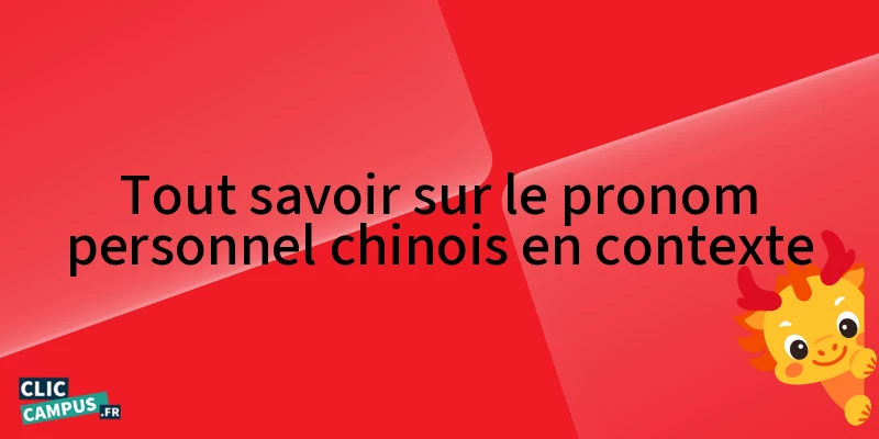 tout savoir sur le pronom personnel chinois en contexte