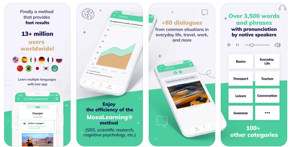 Application mobile Mosalingua