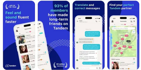 Application mobile Tandem