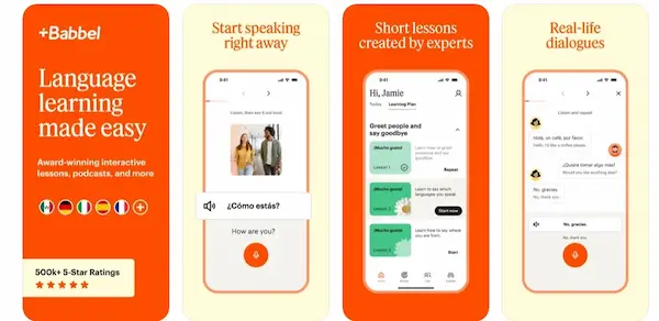 Application mobile babbel