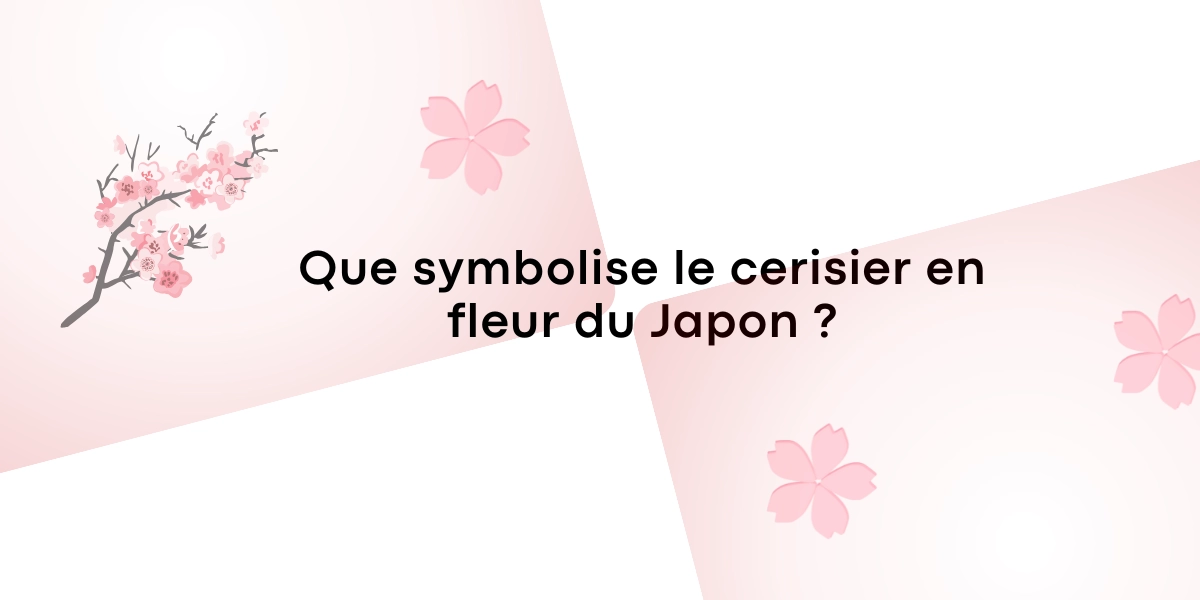 Que symbolise le cerisier en fleur du Japon