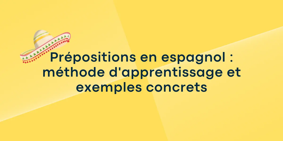 prepositions en espagnol 1