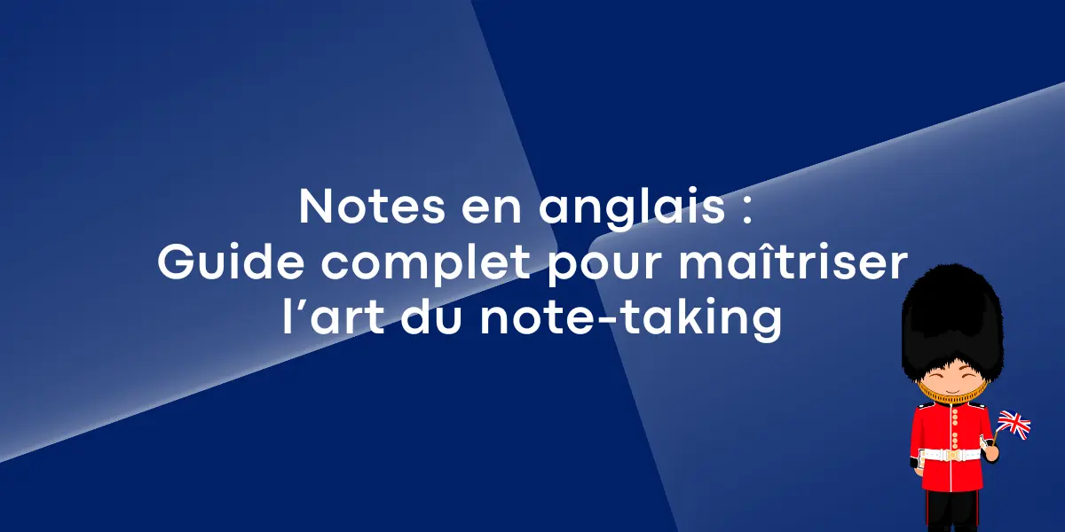 note anglais