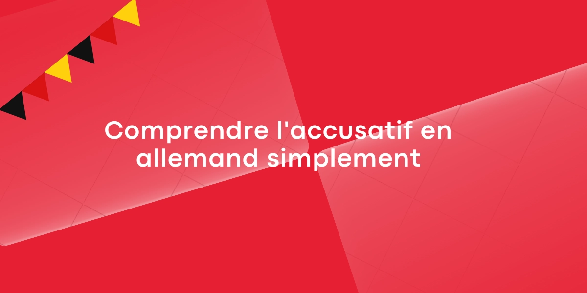 Comprendre laccusatif en allemand simplement