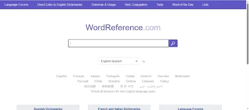 WordReference 2 WordReference