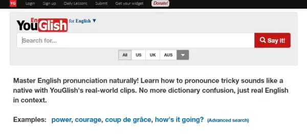 site prononciation anglais