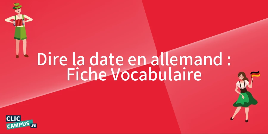 dire la date en allemand fiche vocabulaire 1