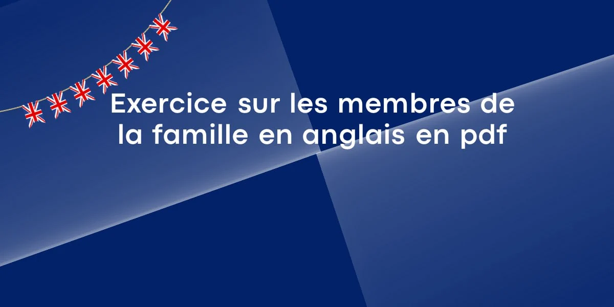 exercice sur membres famille anglais pdf