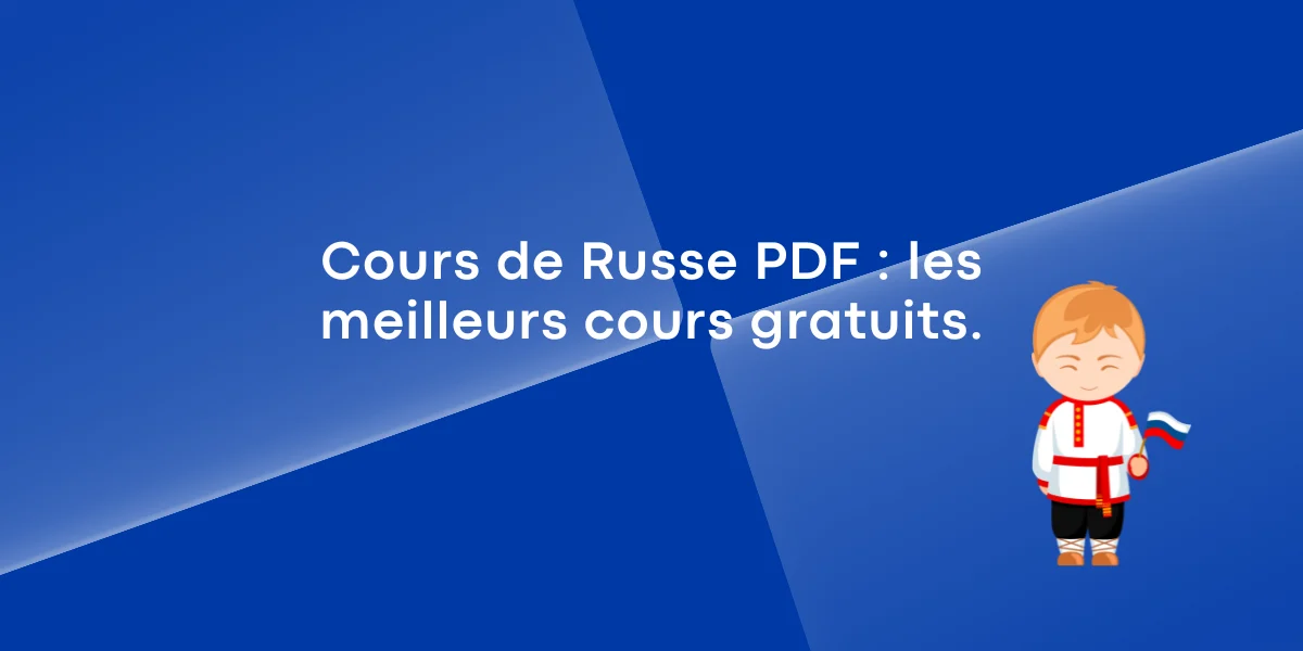 Cours de Russe PDF Les Meilleurs Cours Gratuits.