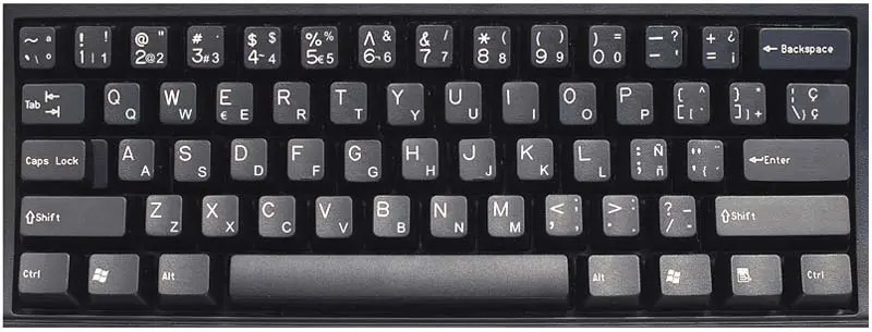 clavier espagnol