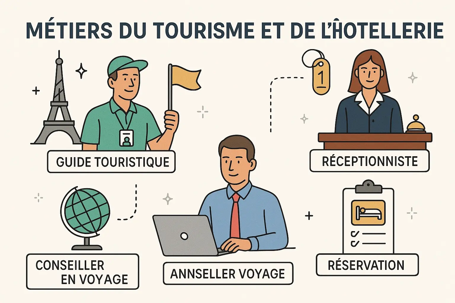 Métiers du tourisme et de l'hôtellerie