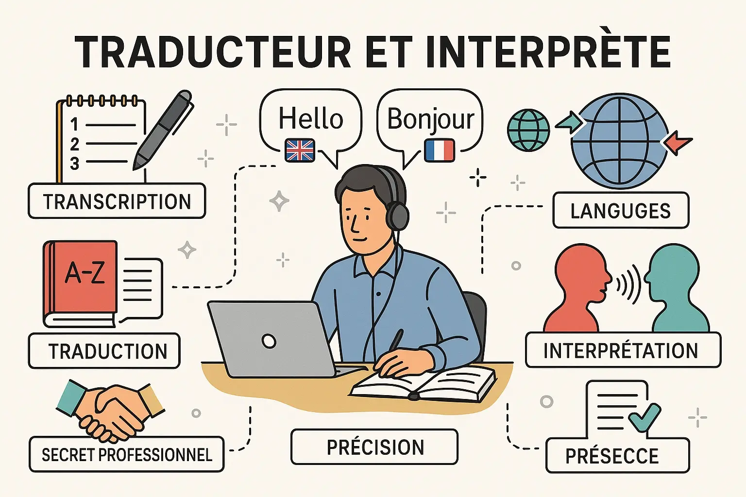 Métiers de la traduction et de l'interprétation