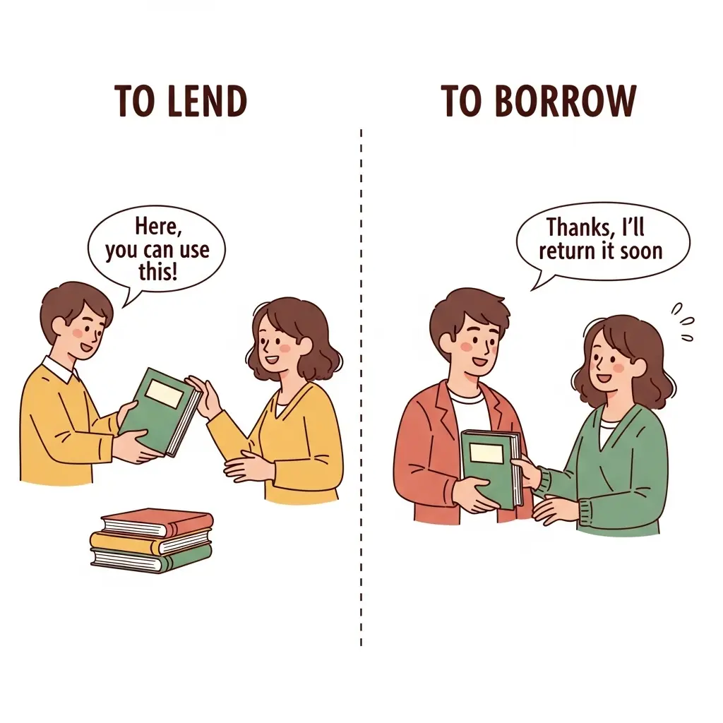 to lend vs to borrow