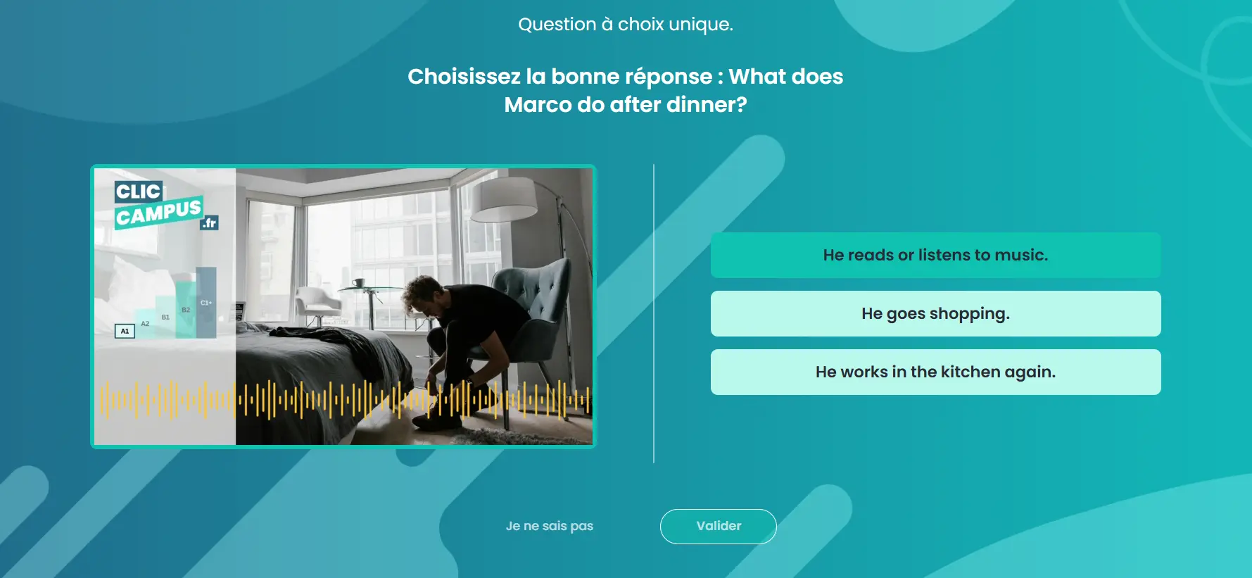 plateforme clic campus exercices test de niveau plateforme clic campus exercices test de niveau