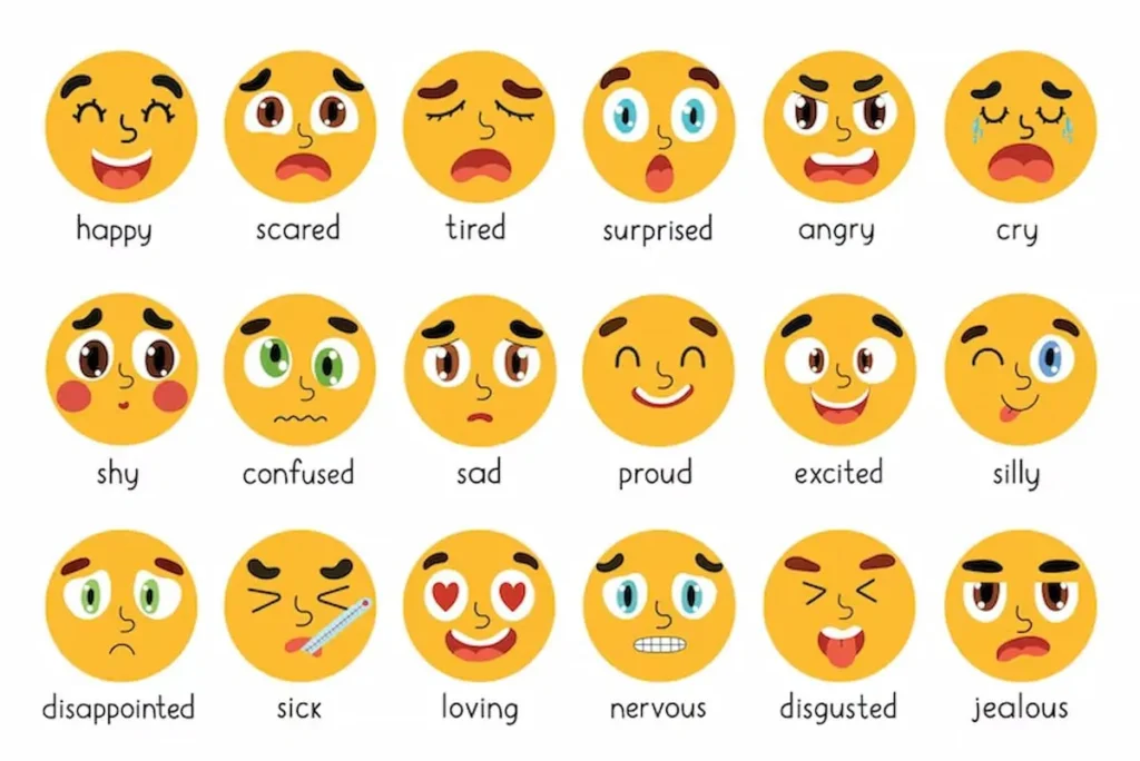 les sentiments en anglais