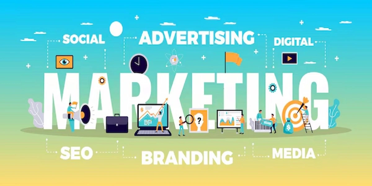 photo avec les mots advertising, marketing, digital, social, SEO, branding, media photo avec les mots advertising, marketing, digital, social, SEO, branding, media