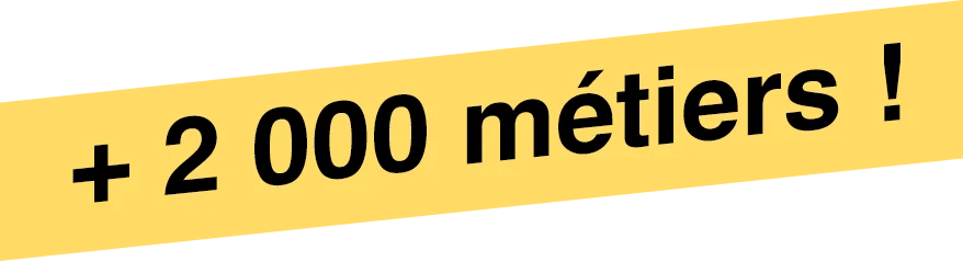 +2000 métiers
